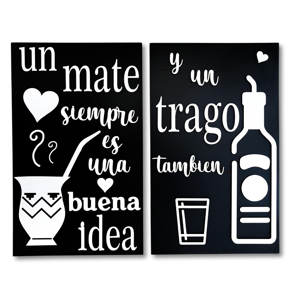 Cartel un mate siempre es una buena idea
