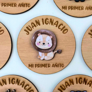 Imanes y llaveros con aplique a color