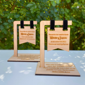 Souvenirs con colgante para boda