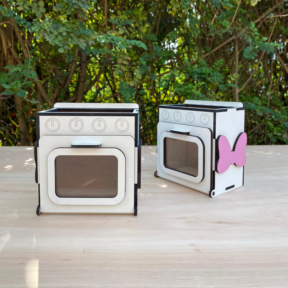 Cajon estilo cocinita con moños