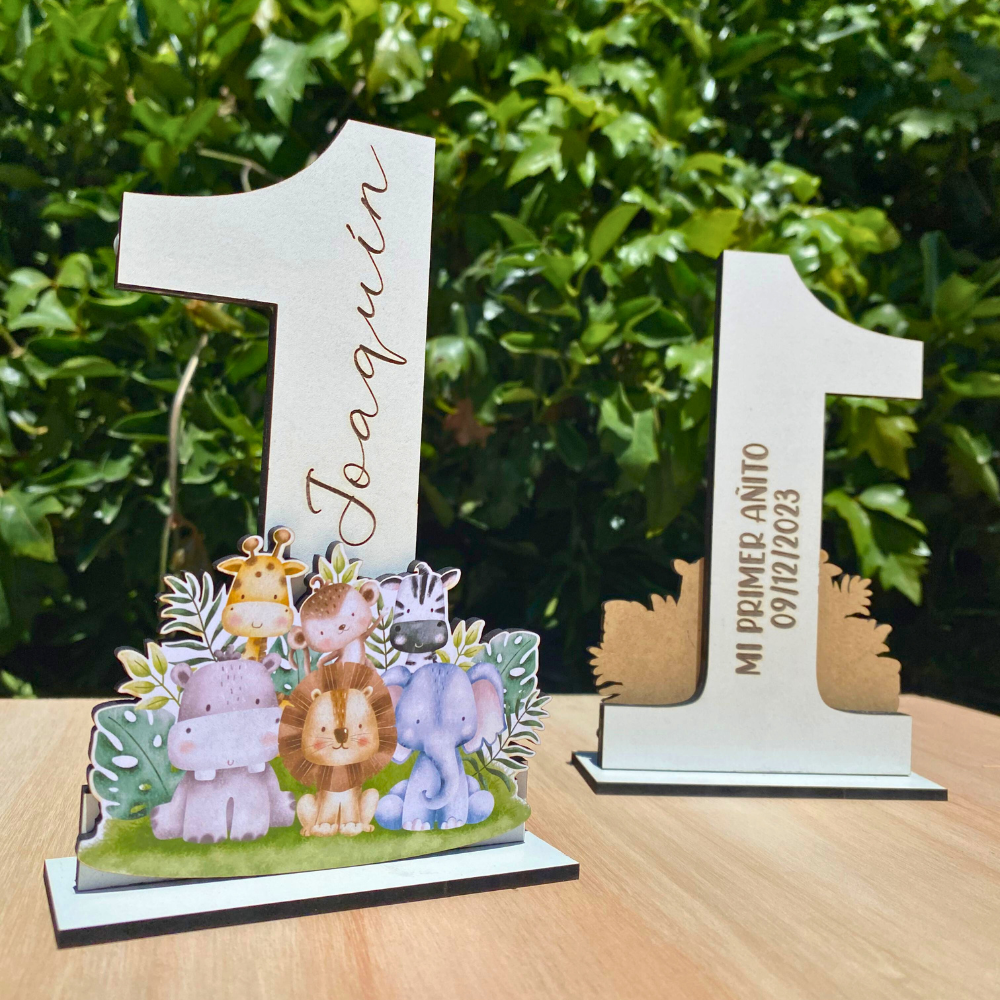 Número o inicial en fibro plus doble - Imagen 3