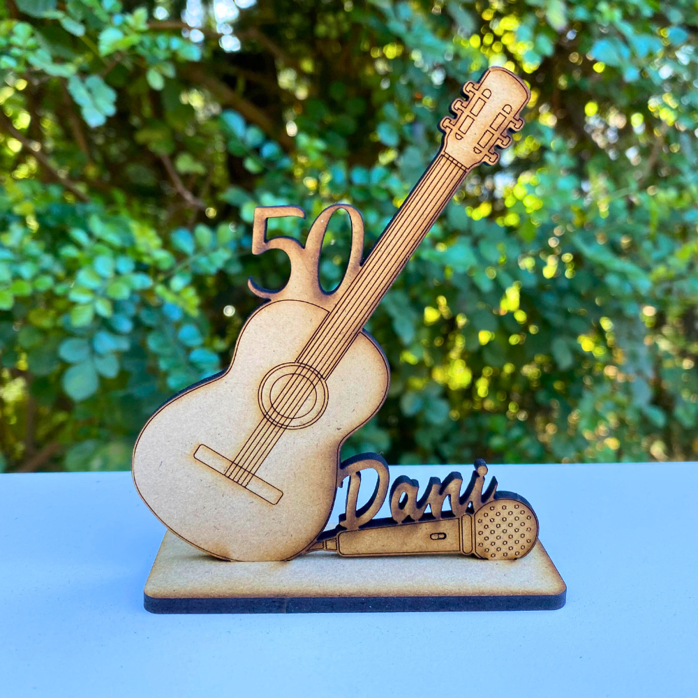 Souvenirs en mdf natural con base