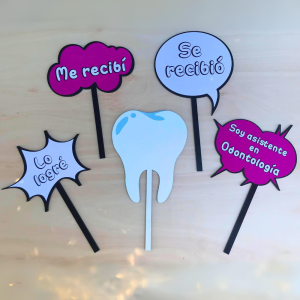 Cake topper laminado