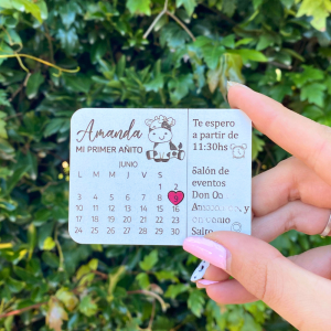 Invitación calendario