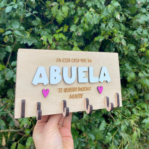 Porta llaves con mini repisa