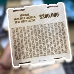 Alcancía con frase personalizada 200.000